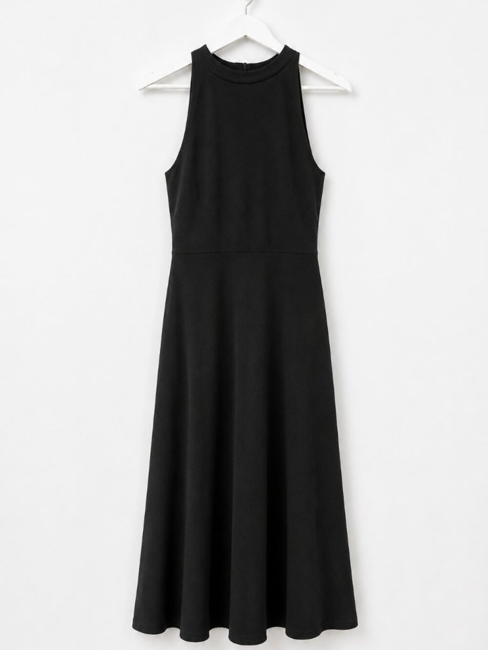 Aritzia Babaton Black Halter Tie-Neck Midi Dress Size 4 Article 63793